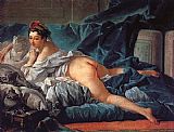 Francois Boucher Brown Odalisk painting